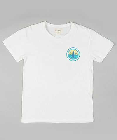 Brooklyn We Go Hard Surf Sea Tee