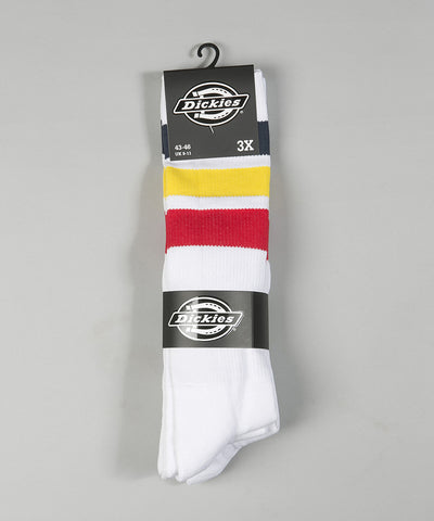 Dickies Atlantic City Socks 3-Pack Red
