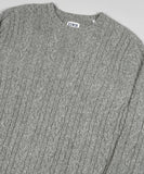 Edwin Oiler Crewneck Sweater Grey Marl