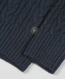 Edwin Oiler Crewneck Sweater Dark Navy