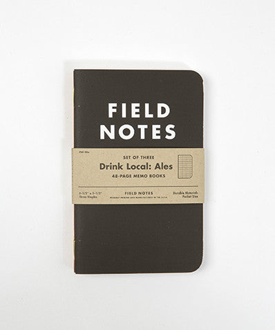 Field Notes Limited Edition #20 - Drink Local Edition - Ales 3-Pack