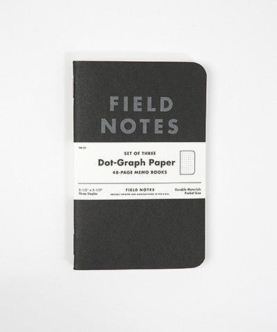 Field Notes Pitch Black 3-Pack