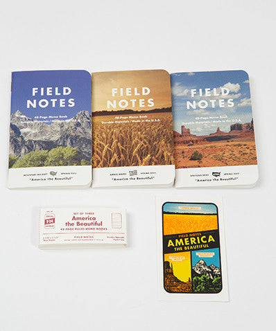 Field Notes M x L x B x D edition 3-Pack – Burlesque of North America