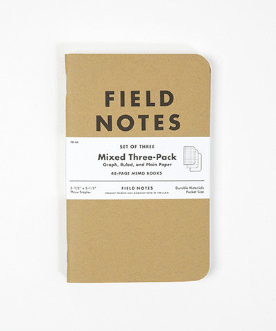 Field Notes Mix Paper 3-Pack