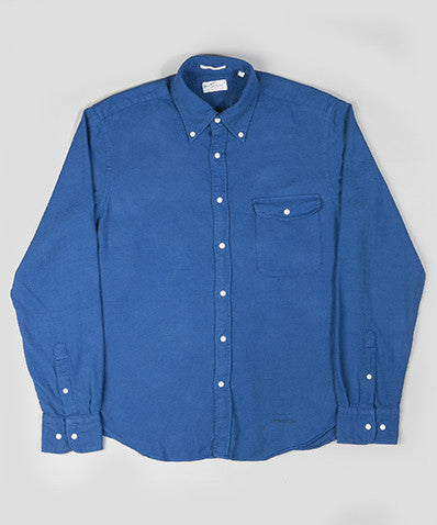 Gant Rugger Solid Slub Flannel Button Down Shirt