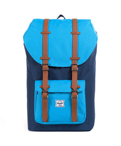 Herschel top turquoise backpack