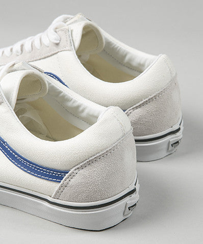 True blue top vans old skool