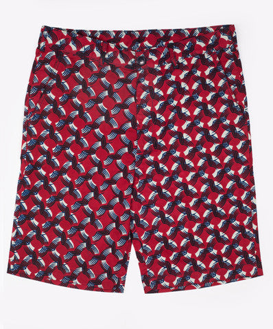 William Fox and Sons Red Circles Shorts