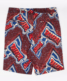 William Fox and Sons Red & Blue Shorts