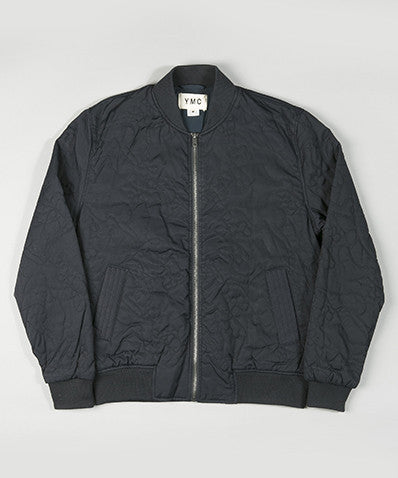 YMC Quilted Bomber Jacket Navy