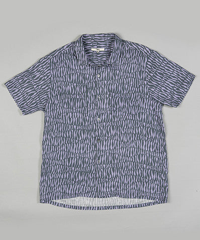 YMC Tribal Print Loop Collar Shirt