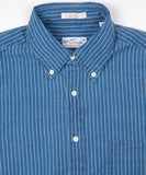 Pinstripe Oxford Indigo