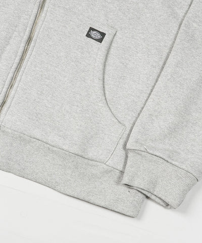 Dickies Kingsley Zip Hoodie Grey Melange TGD Responsive
