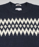 Gant Rugger Frosty Jaquard Knit Navy