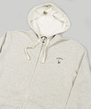 Orsman EMB Zip Hoody Ecru