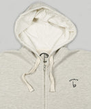 Orsman EMB Zip Hoody Ecru