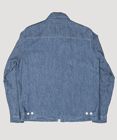 トップス our legacy zip shirt Our Legacy - Slim Zip Shirt Ripe Antracite Grainy Wool