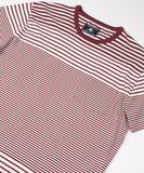 Penfield Vale Tee Vintage Vintage Burgundy / White Stripe