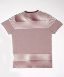 Penfield Vale Tee Vintage Vintage Burgundy / White Stripe