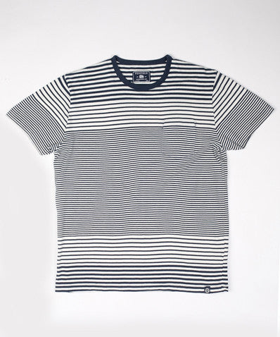 Penfield Vale Tee Vintage Navy / White Stripe