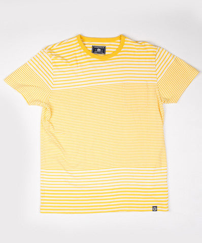 Penfield Vale Tee Vintage  Vintage Yellow / White Stripe 