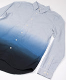 Wood Wood Gaudini Dip Dye Shirt  Canal Blue Dip Dye 