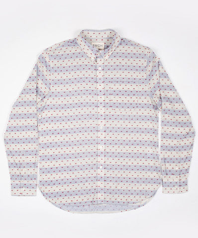 BWGH Moloco Shirt  Blue/Beige 