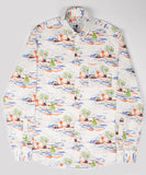 Hentsch Man Sunset Sunday Shirt White / Sunset