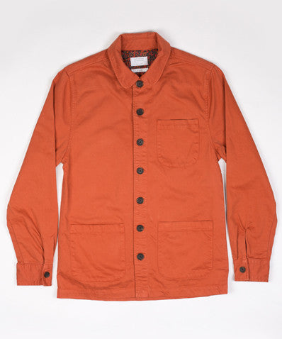 Vanishing Elephant Doherty Overshirt Rust