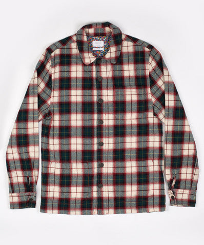 Vanishing Elephant Doherty Overshirt Red / Green