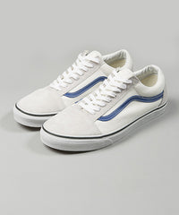 Old skool vans blue and white 2025