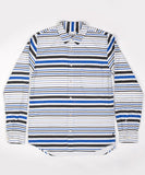 Wood Wood Ritchie Shirt  Blue Stripe 