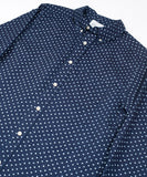 Wood Wood Paradiski Denim Dot Shirt  Blue Denim Dot 
