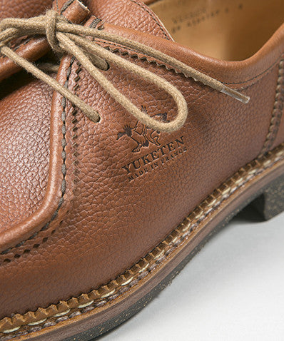 YUKETEN　HESCHUNG　UK6.5 40 US7 25cm Yuketen X Heschung Suportlo Grain Cognac Shoe – TGD Responsive